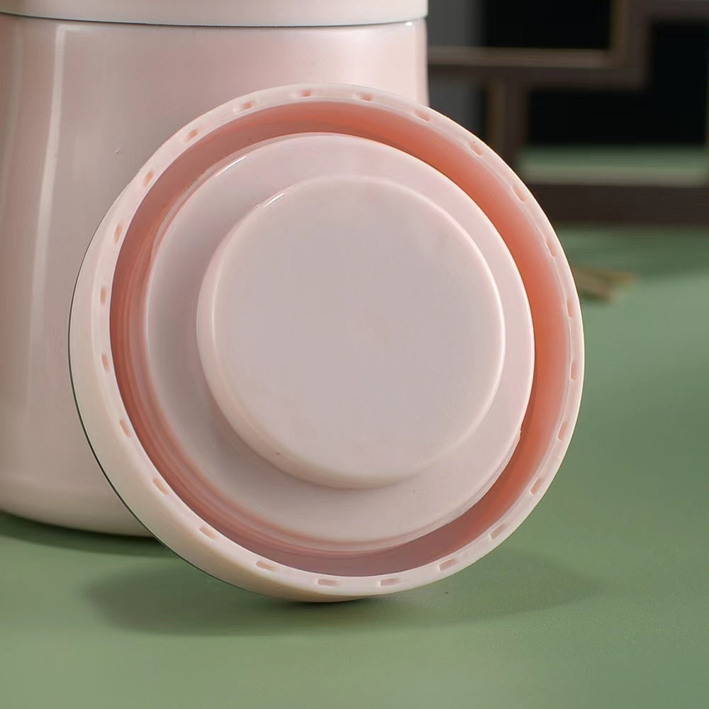 Foreign intelligent display temperature stainless steel insulation coffee cup tea separation office tea cup with handle