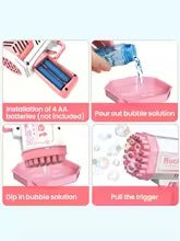 Bazooka Bubble Gun Machine – Ultimate Fun Toy for Kids with Thousands of Colorful Bubbles | Perfect Outdoor & Party Gift