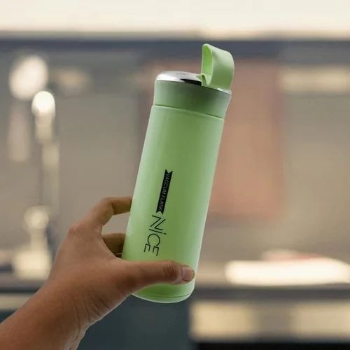 Portable Travel Insulated Cup Double Glass Car Cap Coffee Thermos Flask Cold Drink Cup Thermos Cup