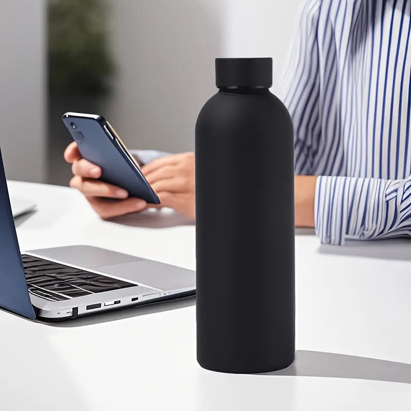 Dazzin - Premium Built Quality Black Water Bottle with Sports Bottle for Gym, School & Daily Hydration Home Use and Travel Use Water Bottle for Girls and Boys Ratings 1