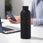 Dazzin - Premium Built Quality Black Water Bottle with Sports Bottle for Gym, School & Daily Hydration Home Use and Travel Use Water Bottle for Girls and Boys Ratings 1