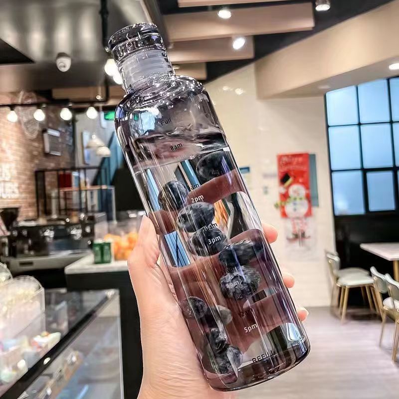 Sports Water Bottle New Simple Water Cup Portable Water Container Outdoor Travel Fitness Sports Gym Bottle Milk Juice Bottle