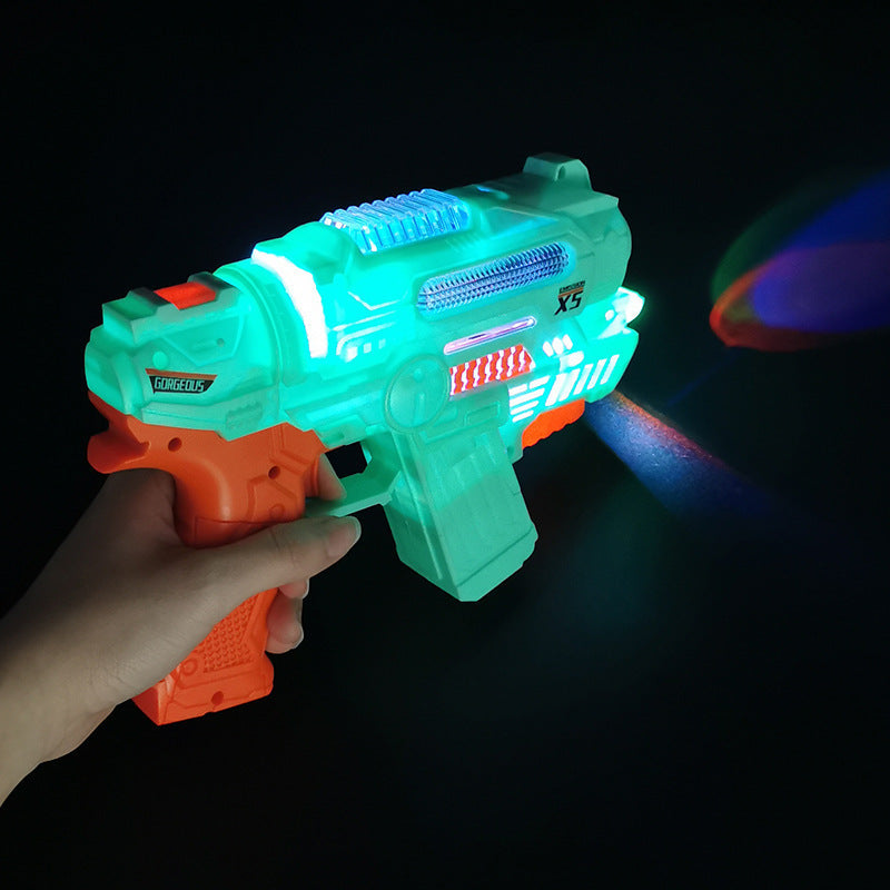 ✨ Colorful Bubble Machine Gun Toy with Sound & Light – Automatic Bubble Blaster for Kids 🎉