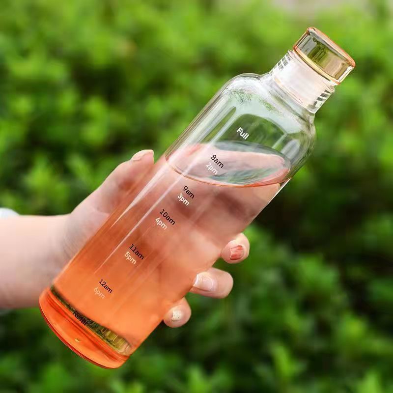 Sports Water Bottle New Simple Water Cup Portable Water Container Outdoor Travel Fitness Sports Gym Bottle Milk Juice Bottle