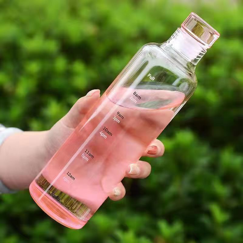 Sports Water Bottle New Simple Water Cup Portable Water Container Outdoor Travel Fitness Sports Gym Bottle Milk Juice Bottle