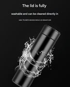 [Everyday Comfort] Sleek Stainless Steel Insulated Water Bottle with Temperature Display – 304 Stainless Steel, Keeps Drinks Hot or Cold, Modern Design for Home, Office, or Gift, Water Bottle Insulated
