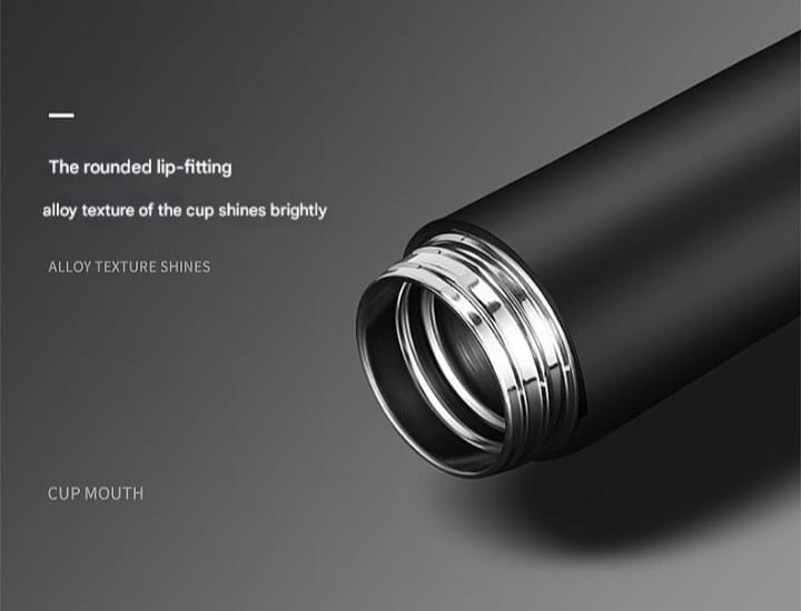 [Everyday Comfort] Sleek Stainless Steel Insulated Water Bottle with Temperature Display – 304 Stainless Steel, Keeps Drinks Hot or Cold, Modern Design for Home, Office, or Gift, Water Bottle Insulated