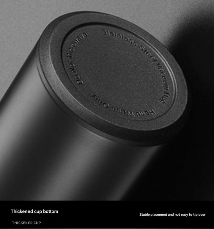 [Everyday Comfort] Sleek Stainless Steel Insulated Water Bottle with Temperature Display – 304 Stainless Steel, Keeps Drinks Hot or Cold, Modern Design for Home, Office, or Gift, Water Bottle Insulated
