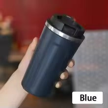 Trendy Stainless Steel Vacuum Insulated Coffee Cup Double Layered Portable Office Car Mark Engraving Thermal Mug Home Goods