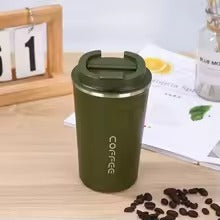 Trendy Stainless Steel Vacuum Insulated Coffee Cup Double Layered Portable Office Car Mark Engraving Thermal Mug Home Goods