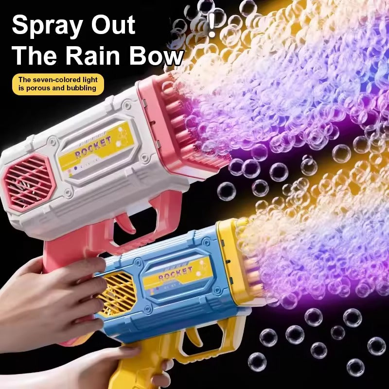 Bazooka Bubble Gun Machine – Ultimate Fun Toy for Kids with Thousands of Colorful Bubbles | Perfect Outdoor & Party Gift
