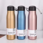Stainless Steel Thermos Mug Sports Water Bottle Cold and Hot Thermal Cups Vacuum Travel Tumbler Mug Thermal Bike Bottle
