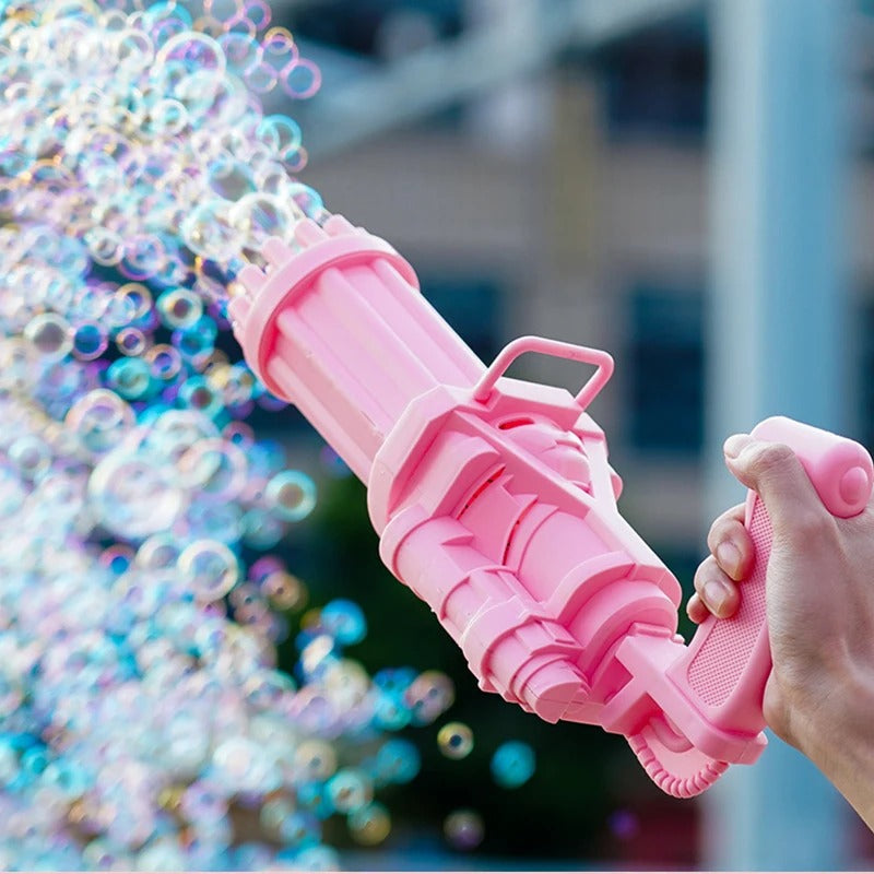 Electric Bubble Machine Gun Toy – Fun Outdoor Bubble Blaster for Kids