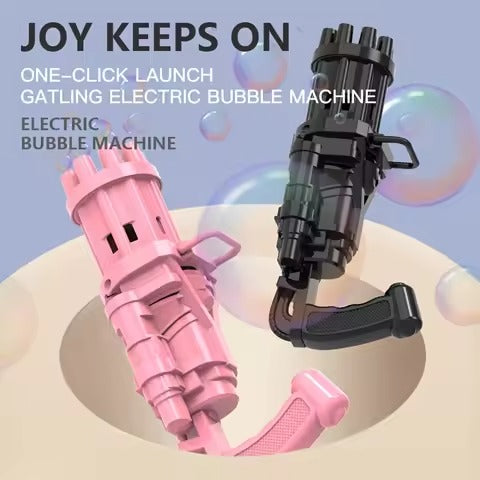 Electric Bubble Machine Gun Toy – Fun Outdoor Bubble Blaster for Kids
