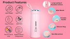 Portable Travel Insulated Cup Double Glass Car Cap Coffee Thermos Flask Cold Drink Cup Thermos Cup