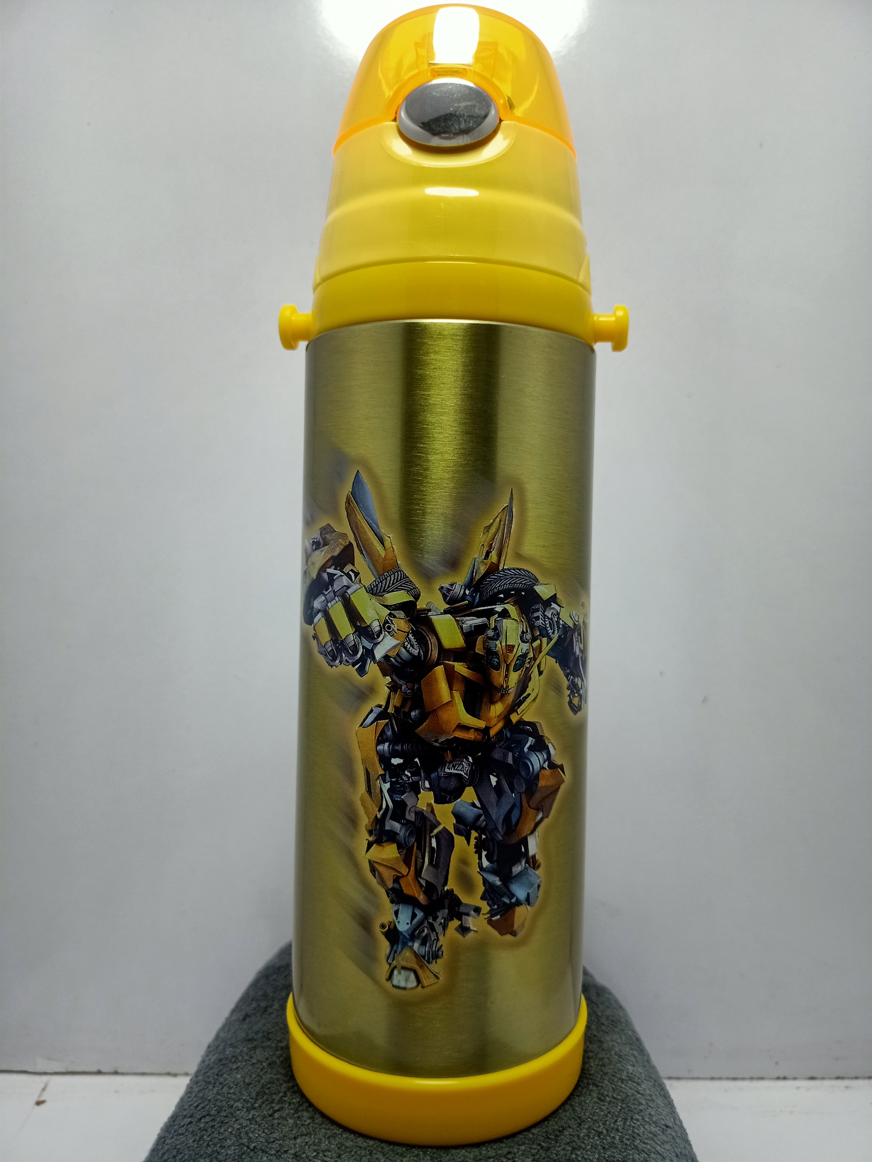 🎨 Cartoon Character Stainless Steel Bottle – For Boys & Girls 🎒